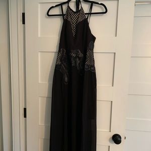Lumier black Maxi dress